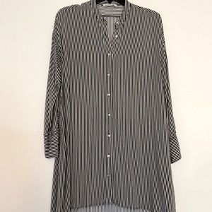 ASOS black and white stripe dress. Size S.